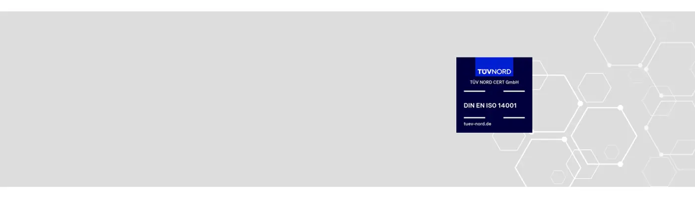 Unser ISO 14001:2015 Zertifikat